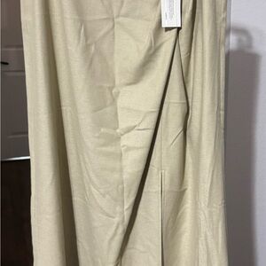 Vince Cream Midi Skirt